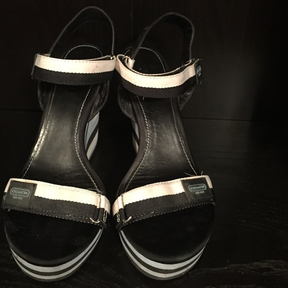 Coach Wedge Sandals - Picture 2 of 4